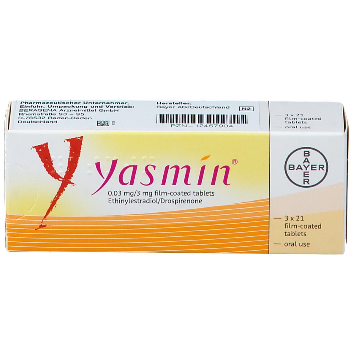 YASMIN Filmtabletten B