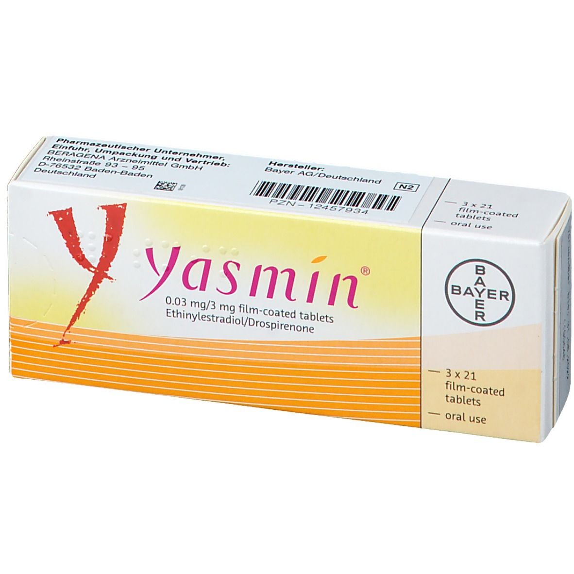 YASMIN Filmtabletten B