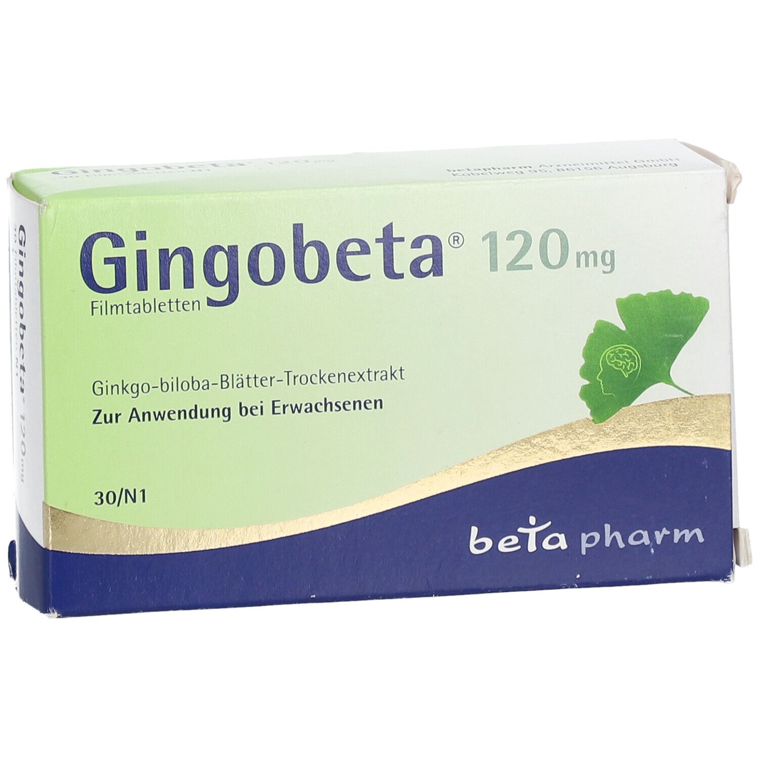 GINGOBETA 120 Mg Filmtabletten 100 St