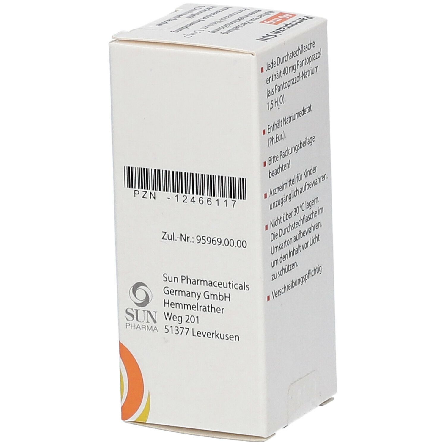 Pantoprazol Sun 40 mg