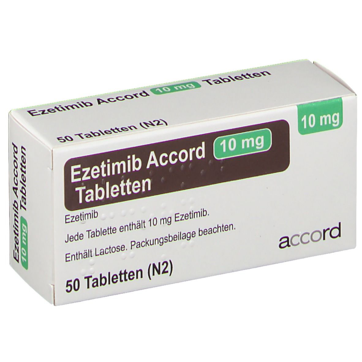 Ezetimib Accord 10 mg Tabletten 50 St