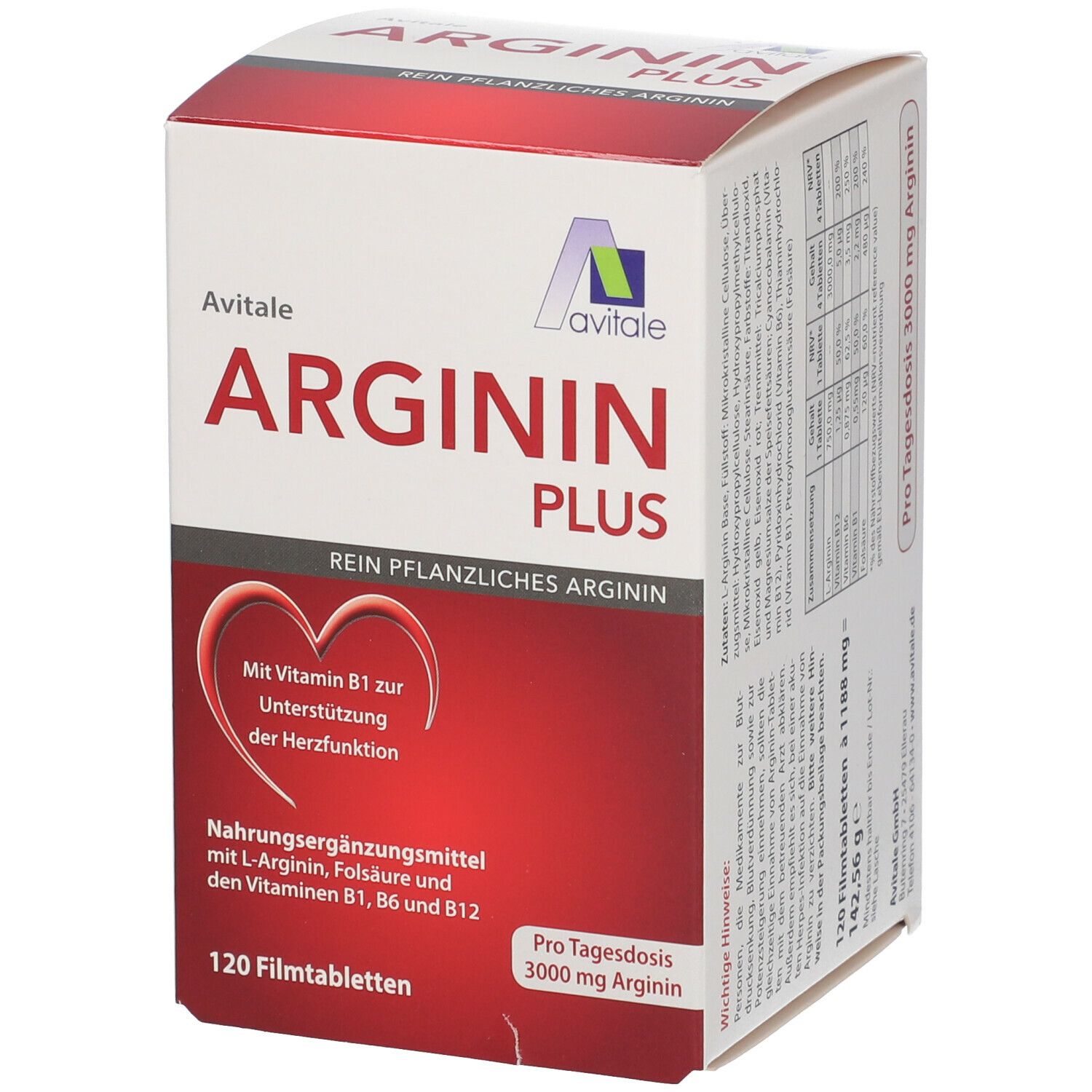 Avitale Arginin Plus 120 St - Shop Apotheke
