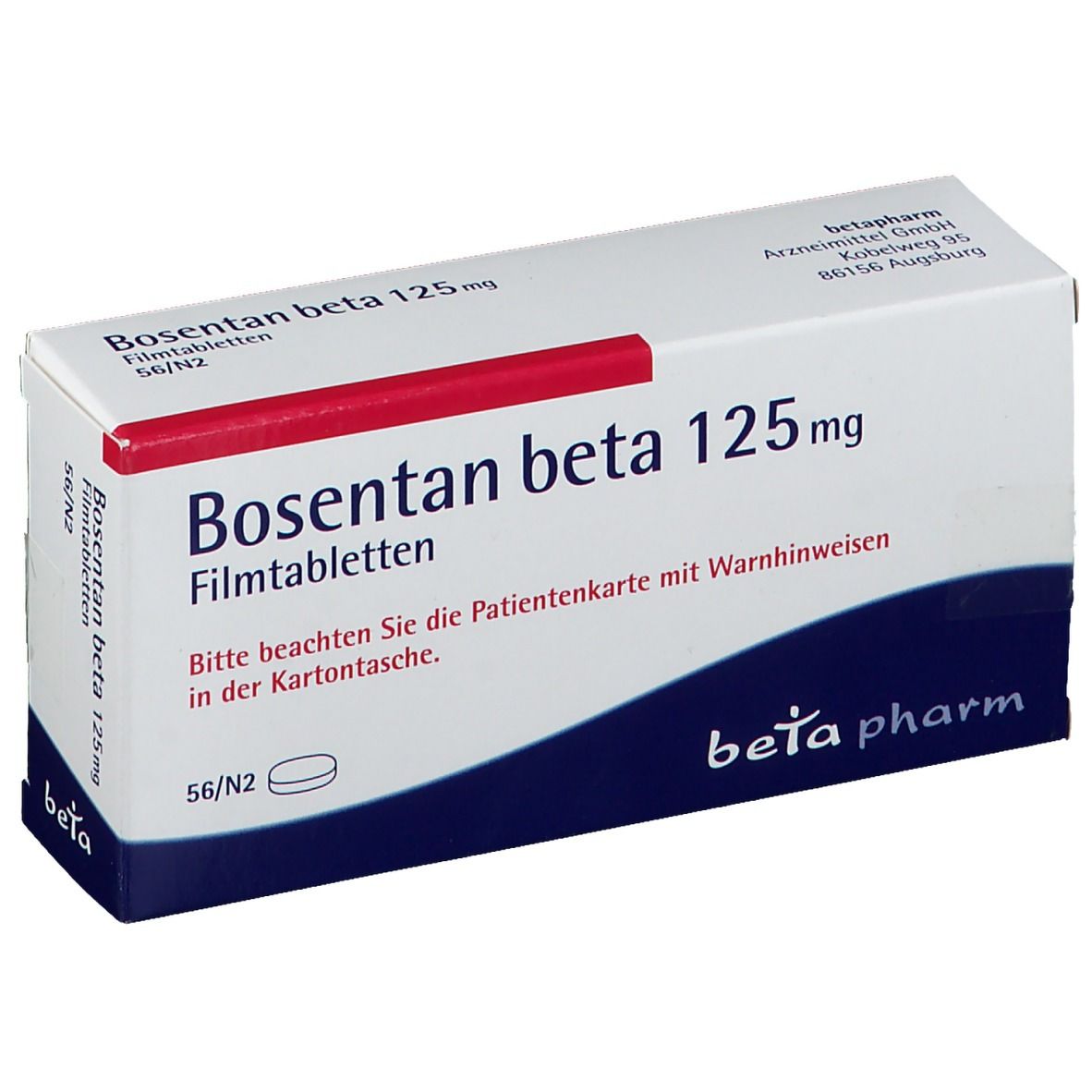 Bosentan beta 125 mg