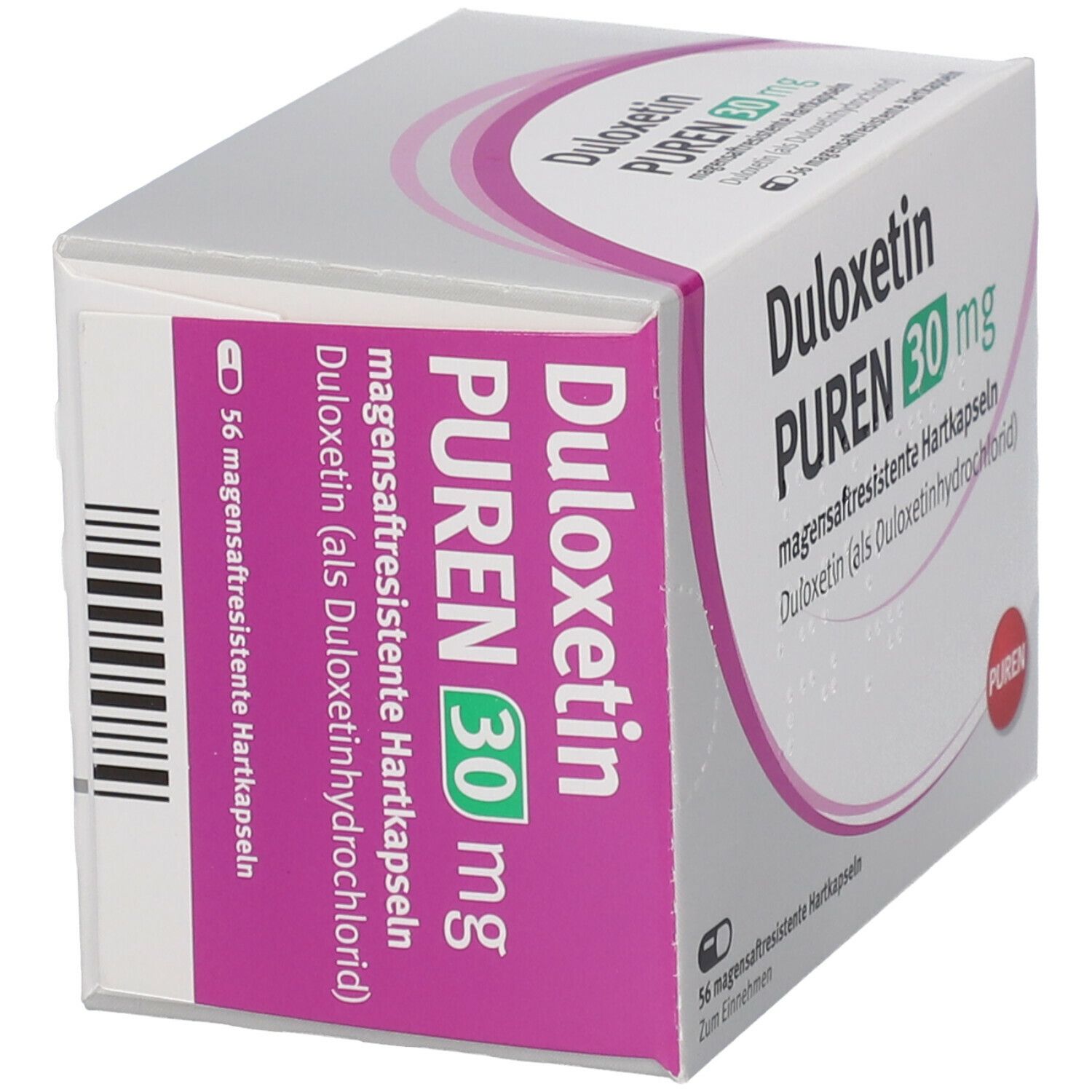 Duloxetin Puren 30 mg magensaftresist.Hartkapseln 56 St Magensaftresistente Hartkapseln