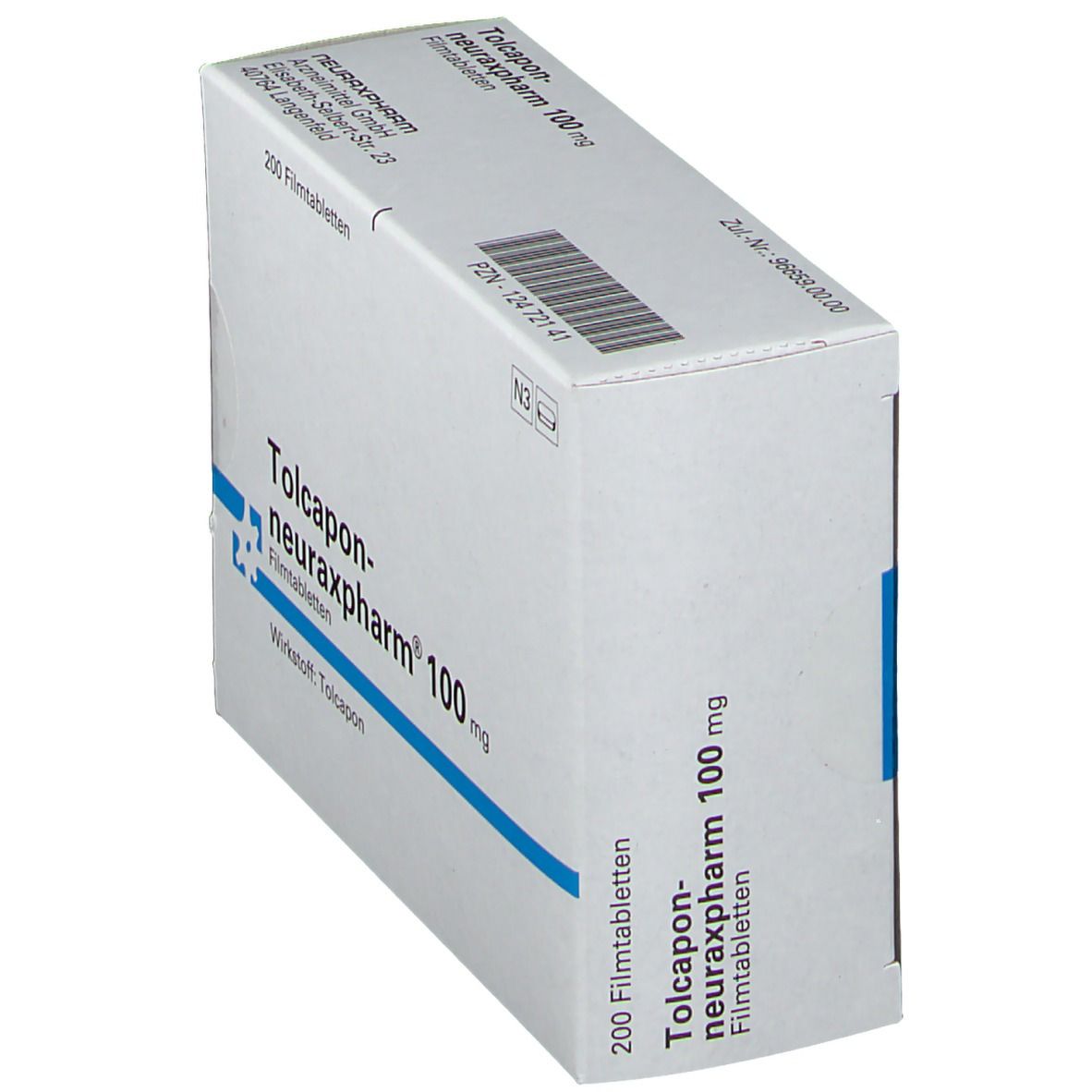 TOLCAPON-neuraxpharm 100 mg Filmtabletten 200 St