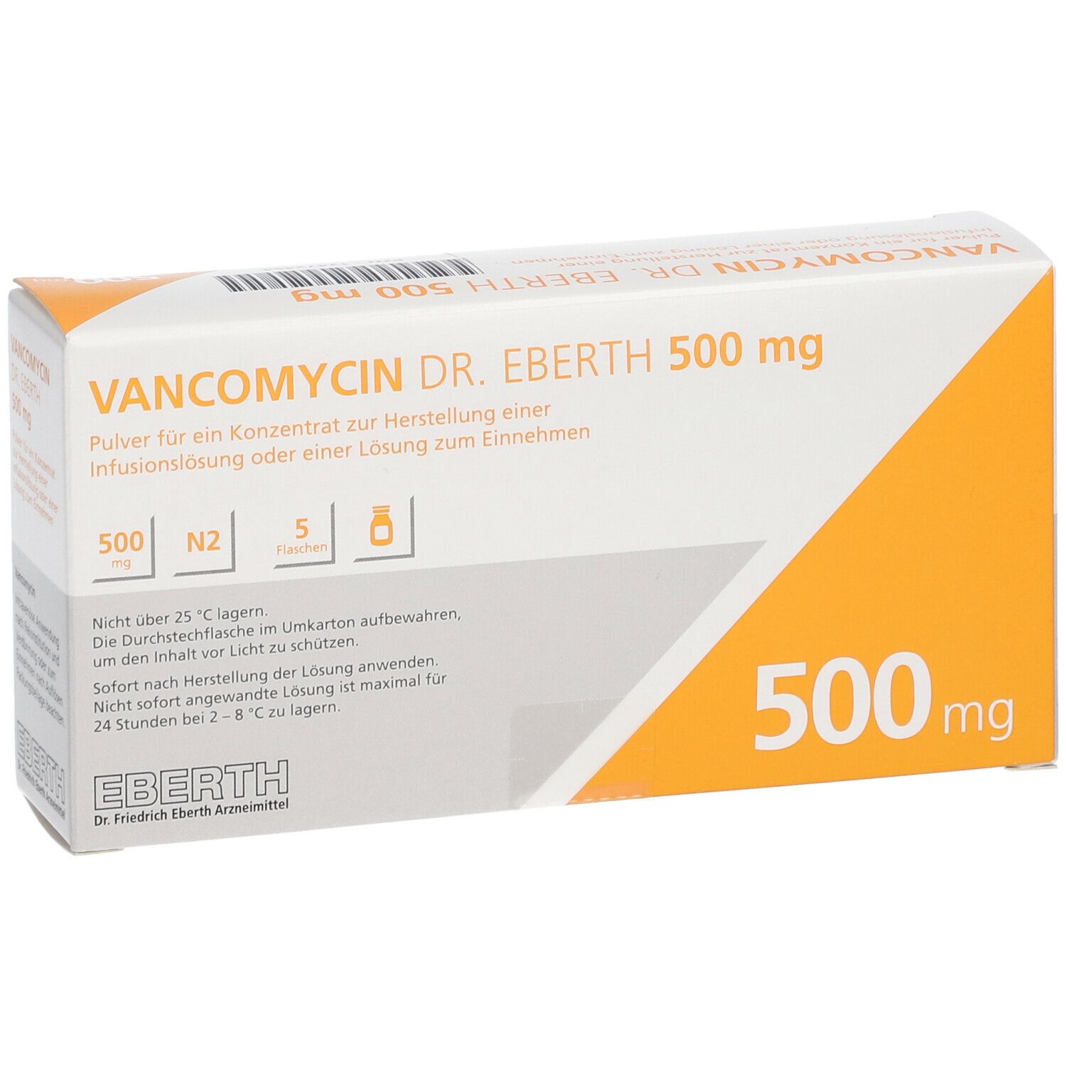 VANCOMYCIN DR. EBERTH 500 mg