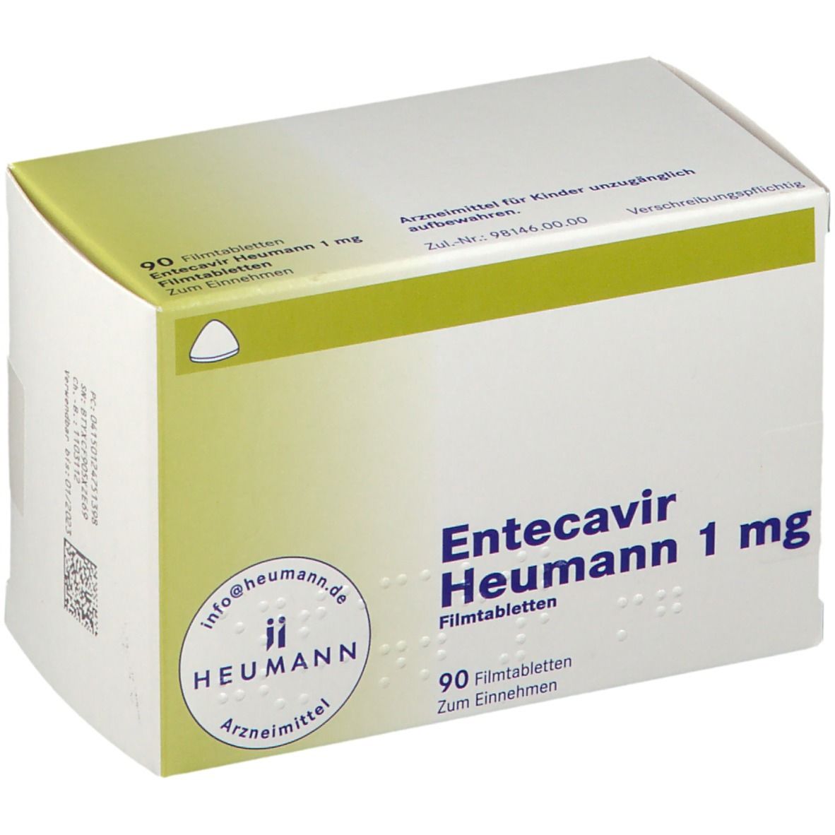 Entecavcir Heumann 1 mg