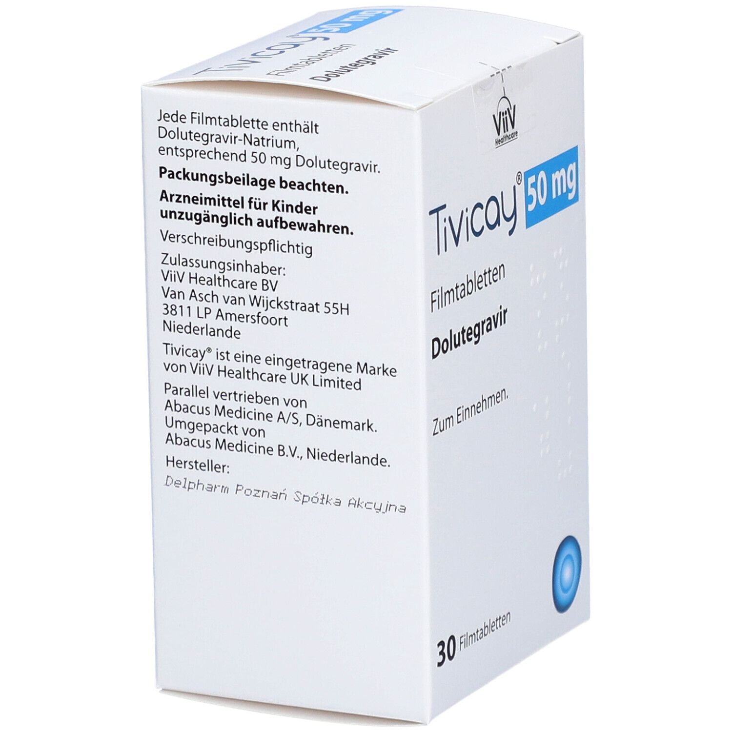 Tivicay 50 mg Filmtabletten 30 St