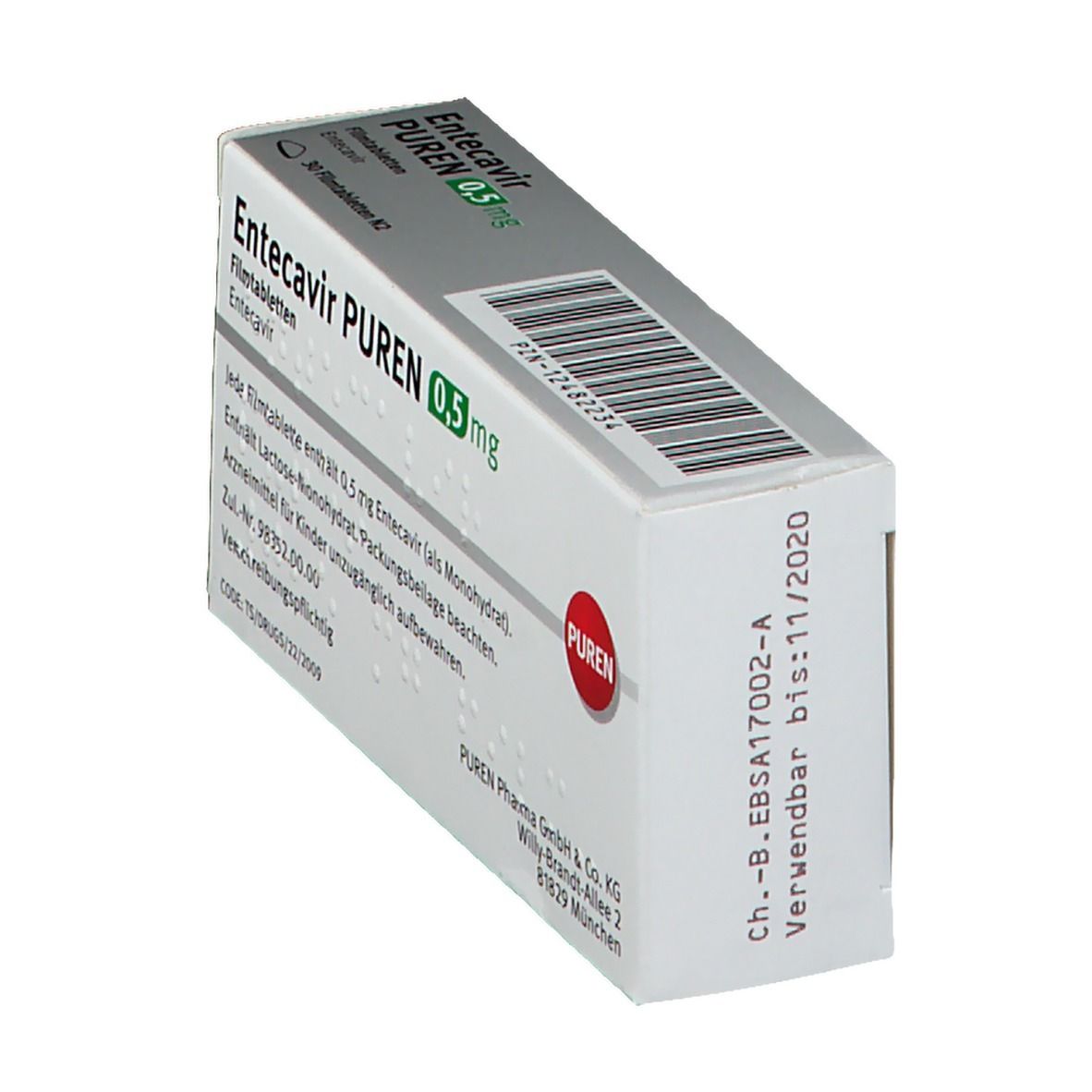 Entecavir PUREN 0,5 mg