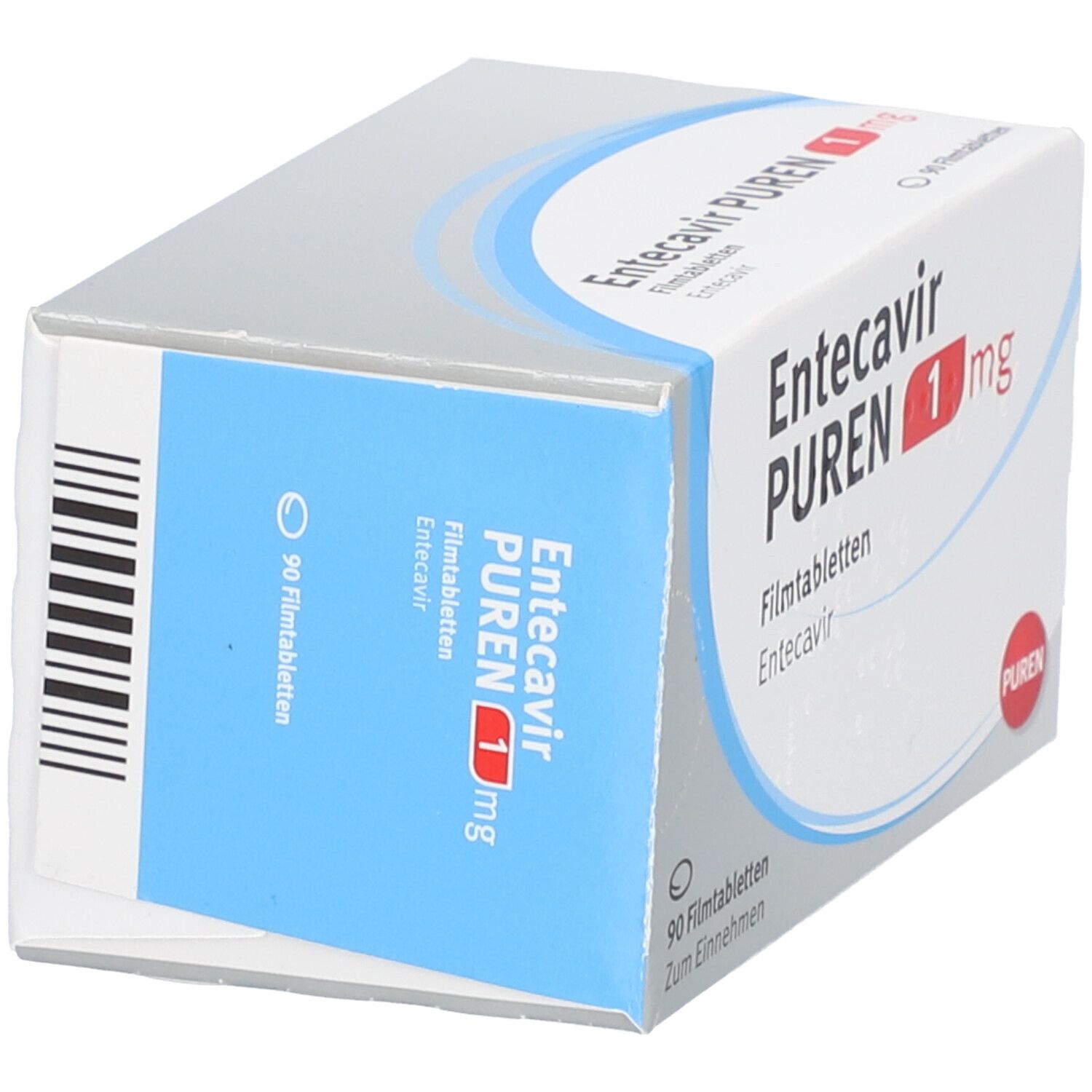 Entecavir Puren 1 mg Filmtabletten 90 St