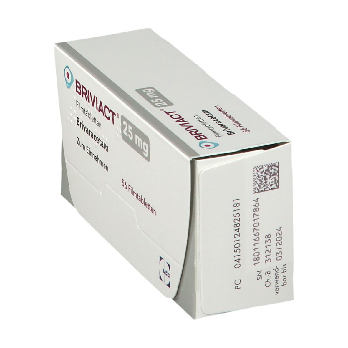 Briviact 25 mg Filmtabletten 56 St