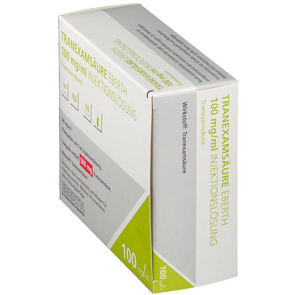 Tranexamsäure Eberth 100 mg/ml Injektionslösung 10x10 ml