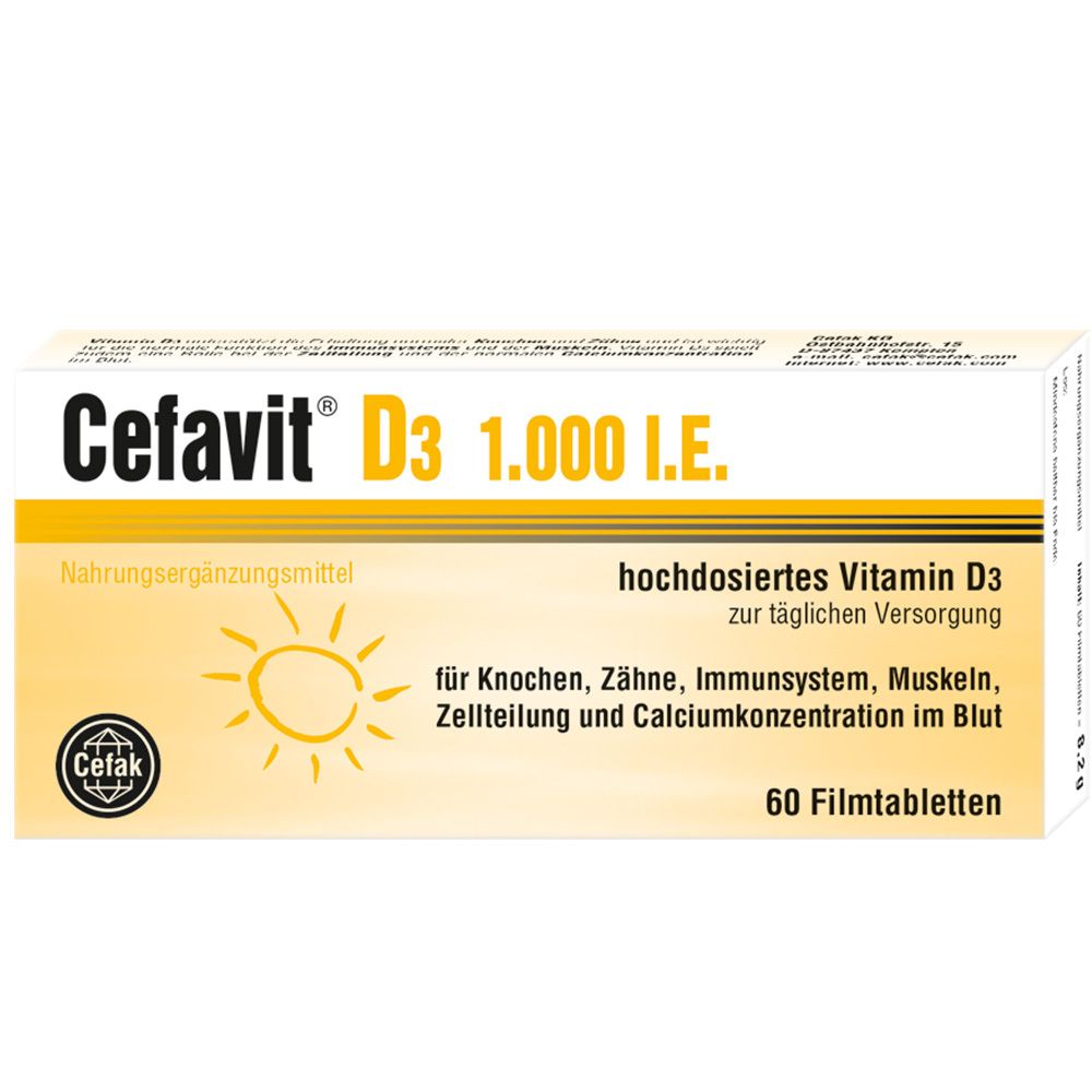 Cefavit® D3 1.000 I.E.