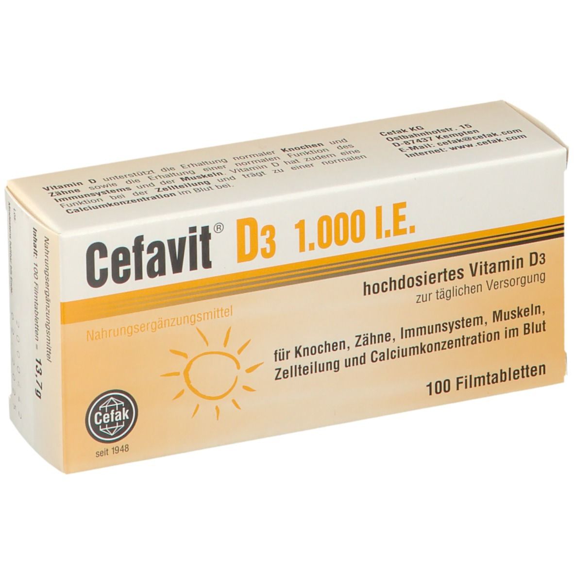 Cefavit® D3 1.000 I.E.
