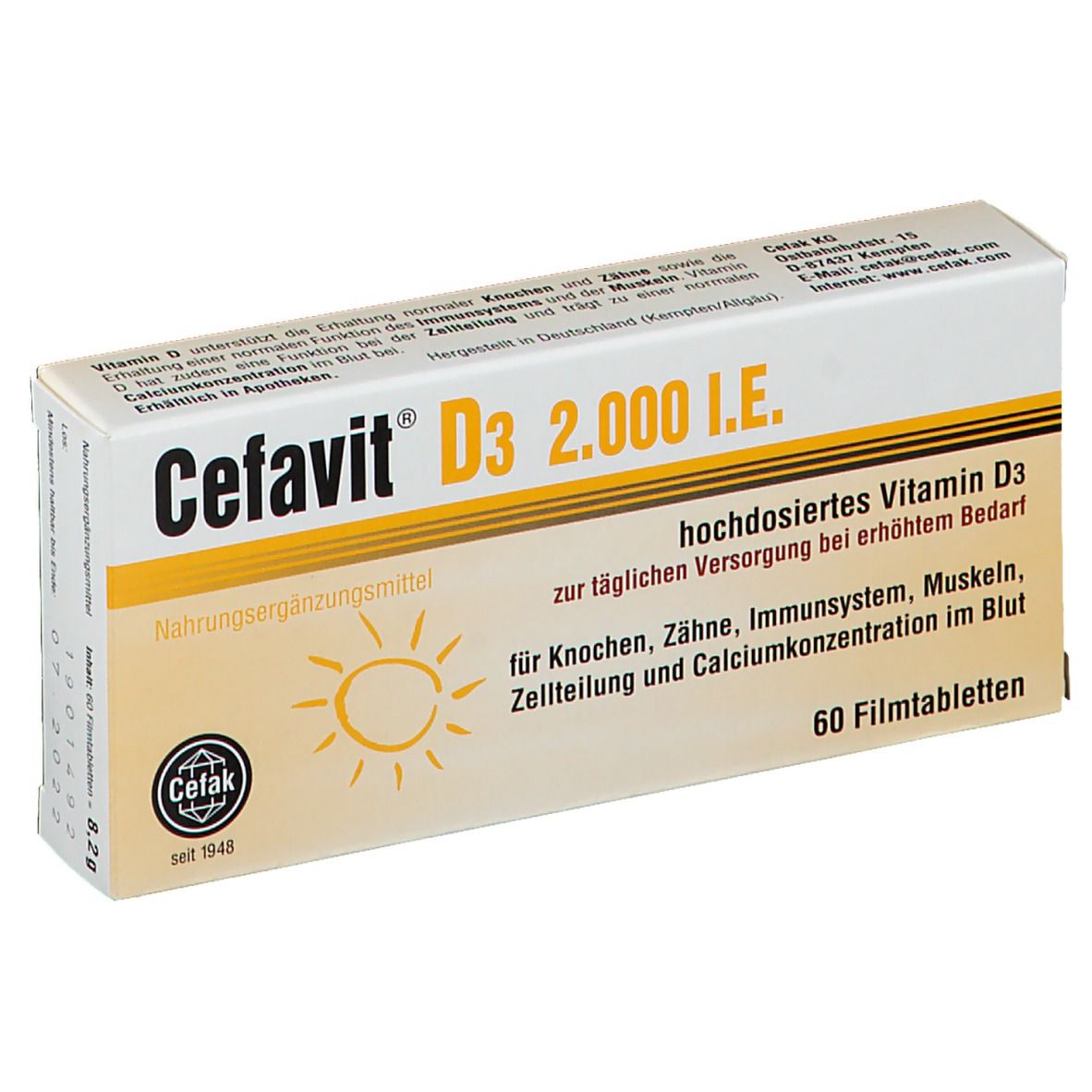 Cefavit® D3 2.000 I.E.