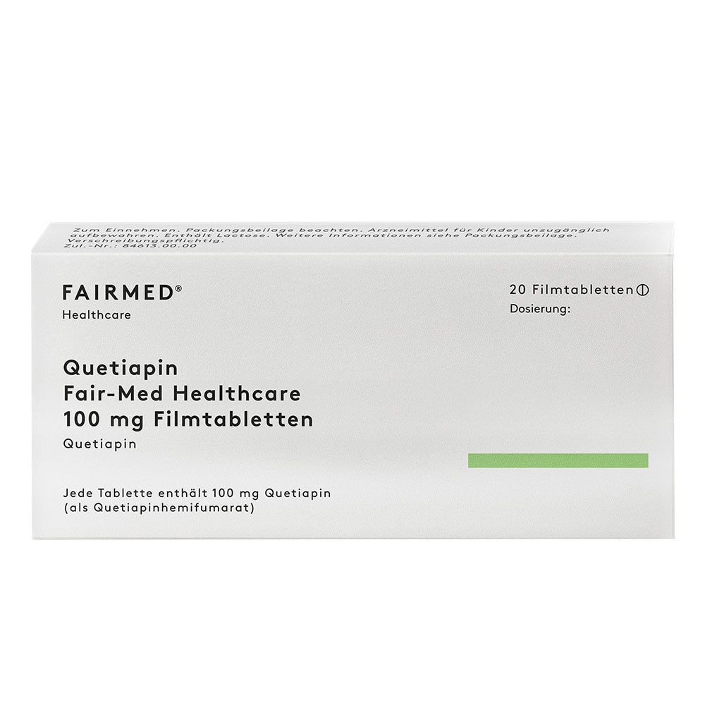 Quetiapin Fair-Med Healthcare 100 mg