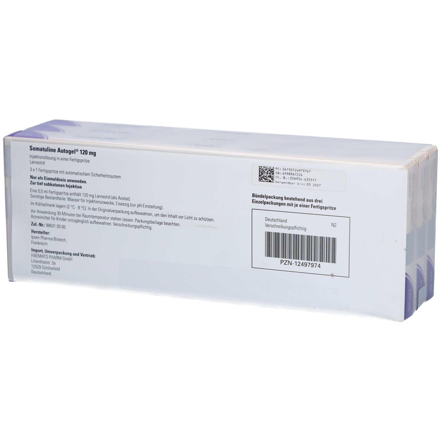 Somatuline Autogel 120 mg