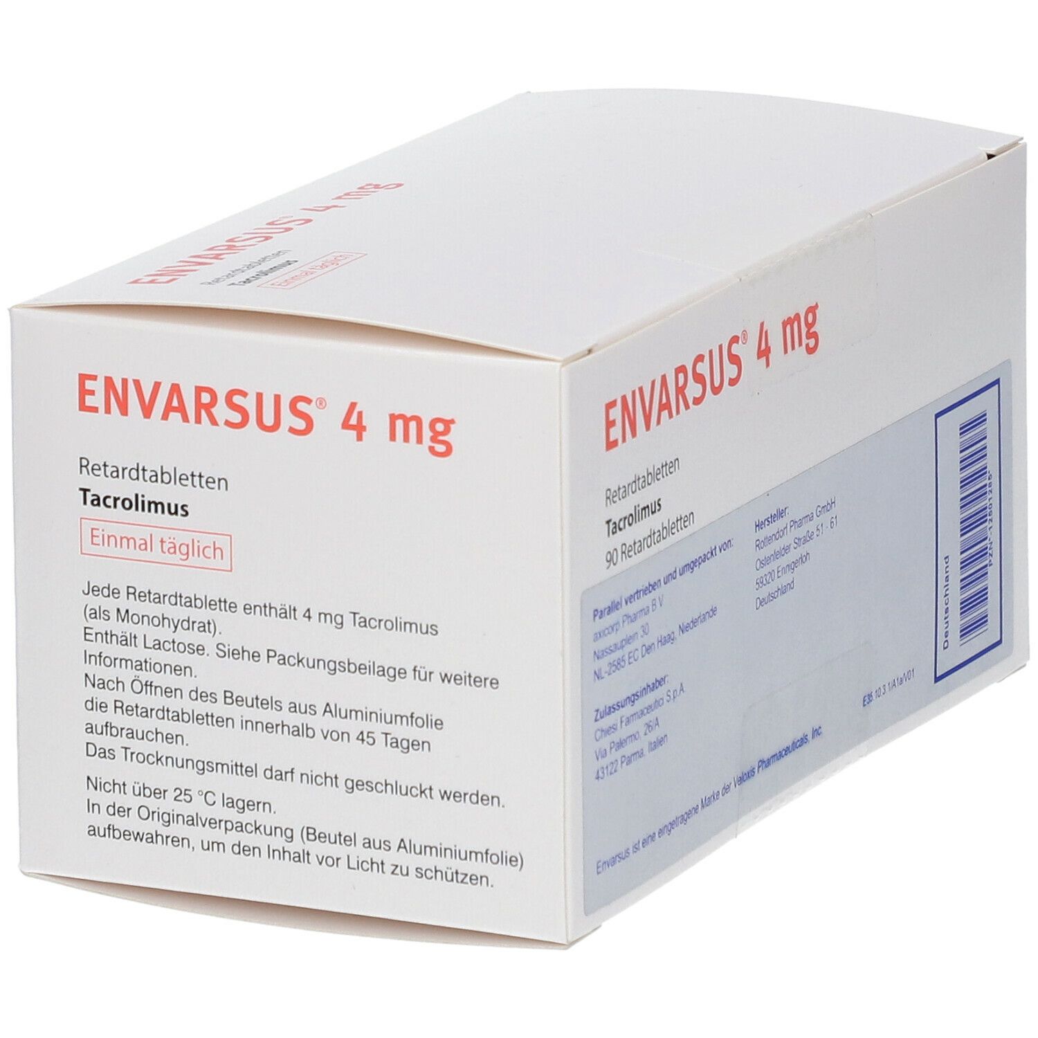 Envarsus 4 mg Retardtabletten 90 St Retard-Tabletten