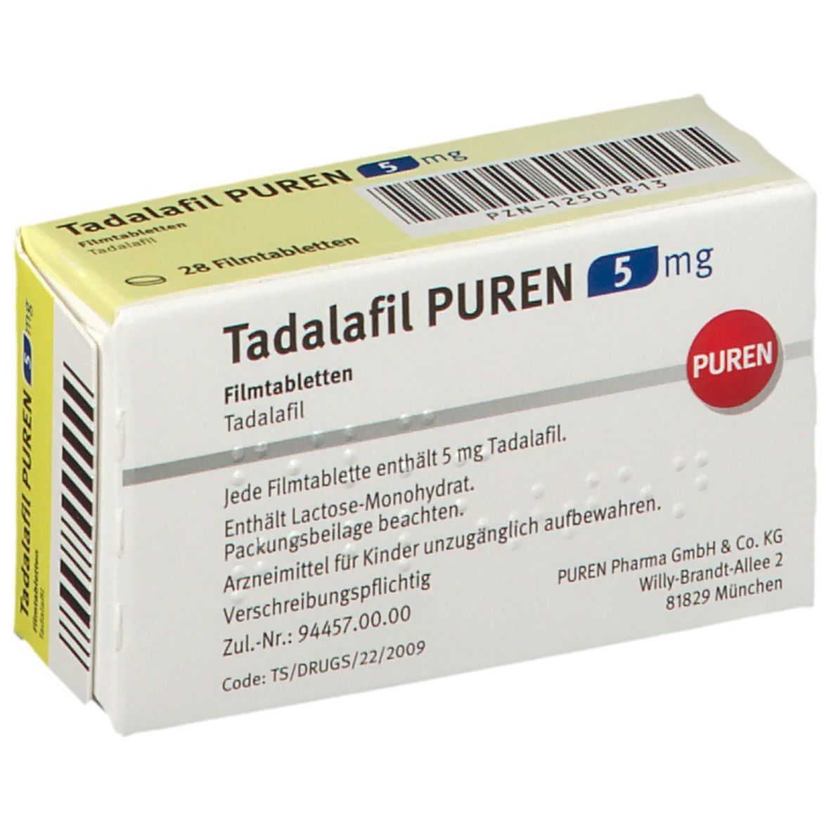 Tadalafil PUREN 5 mg