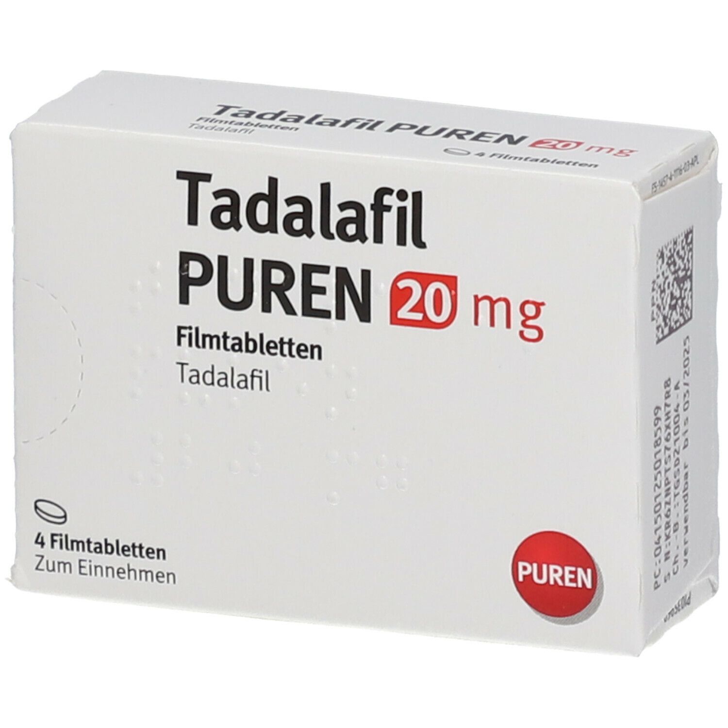 Tadalafil PUREN 20 mg