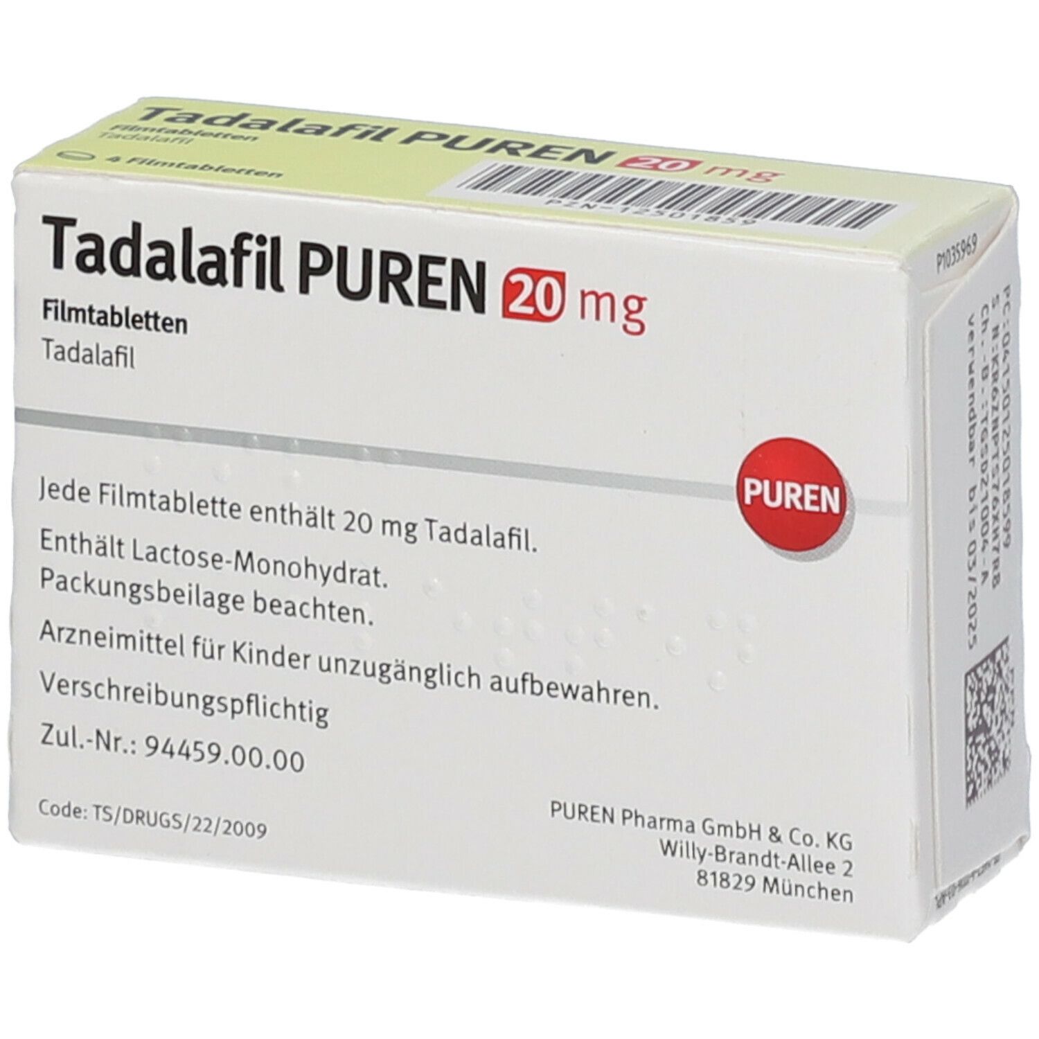 Tadalafil Puren Rezeptfrei