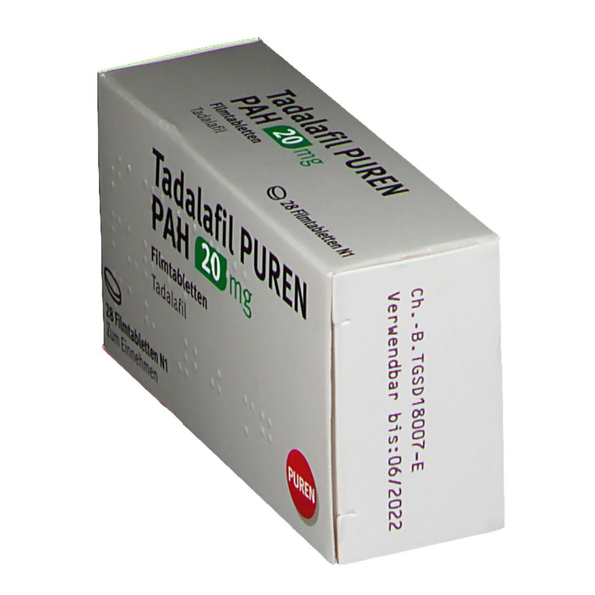 Tadalafil PUREN PAH 20 mg