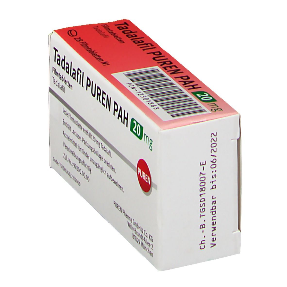 Tadalafil PUREN PAH 20 mg