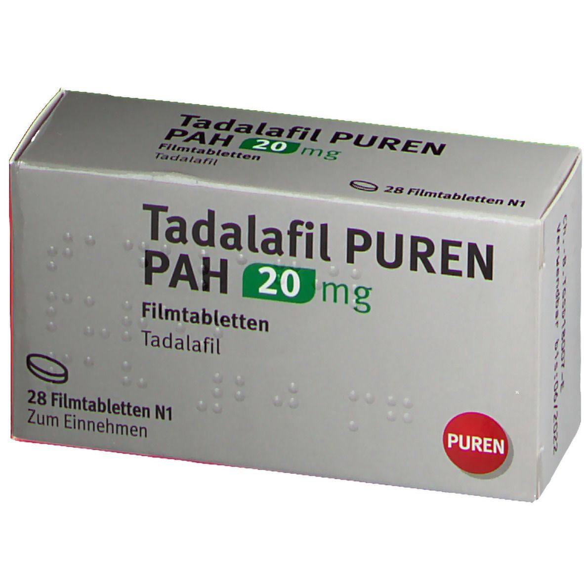 Tadalafil PUREN PAH 20 mg