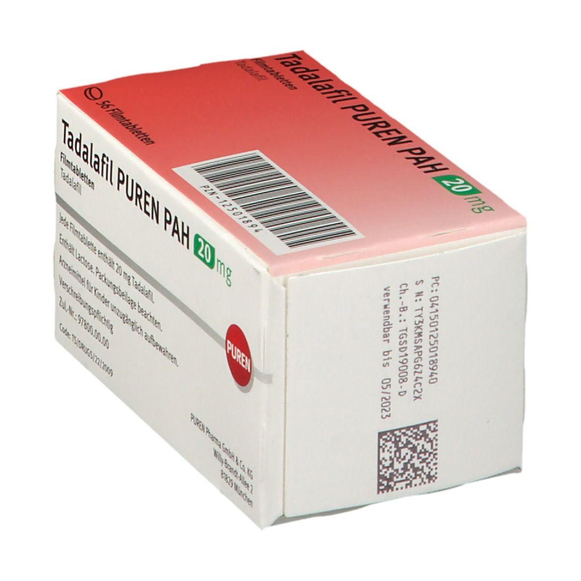 Tadalafil PUREN PAH 20 mg