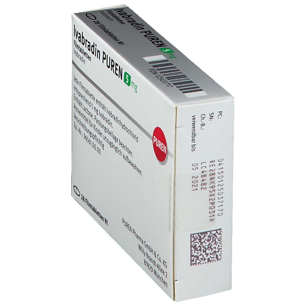 Ivabradin PUREN 5 mg