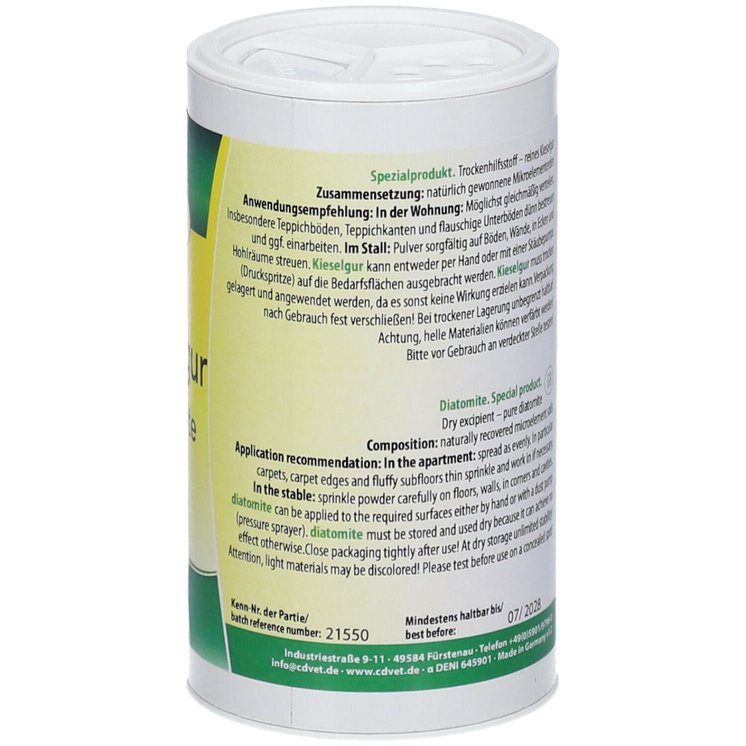 cd Vet Kieselgur Diatomite 50 g - Shop Apotheke