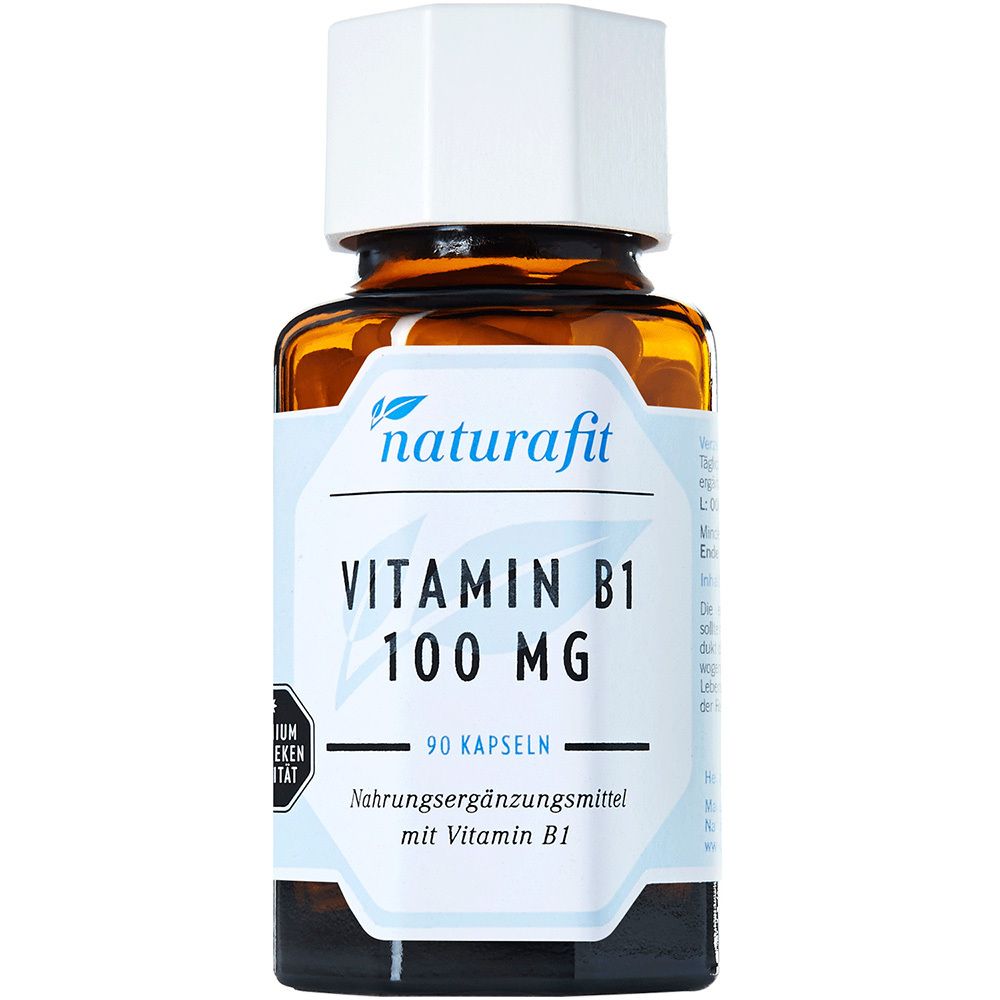 naturafit Vitamin B1 100 mg Kapseln