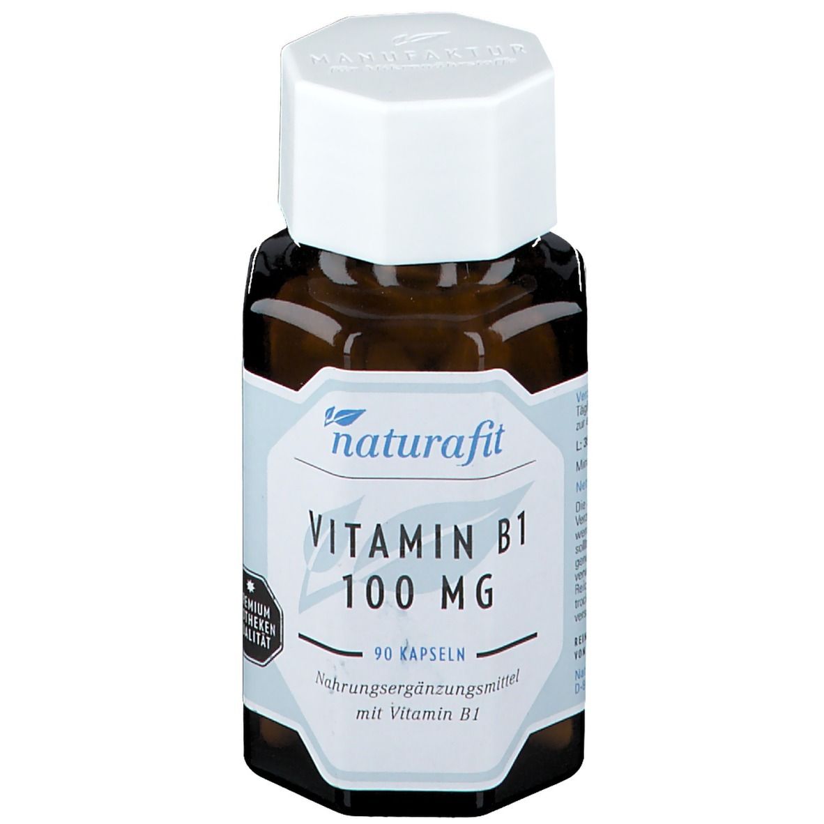 naturafit Vitamin B1 100 mg Kapseln