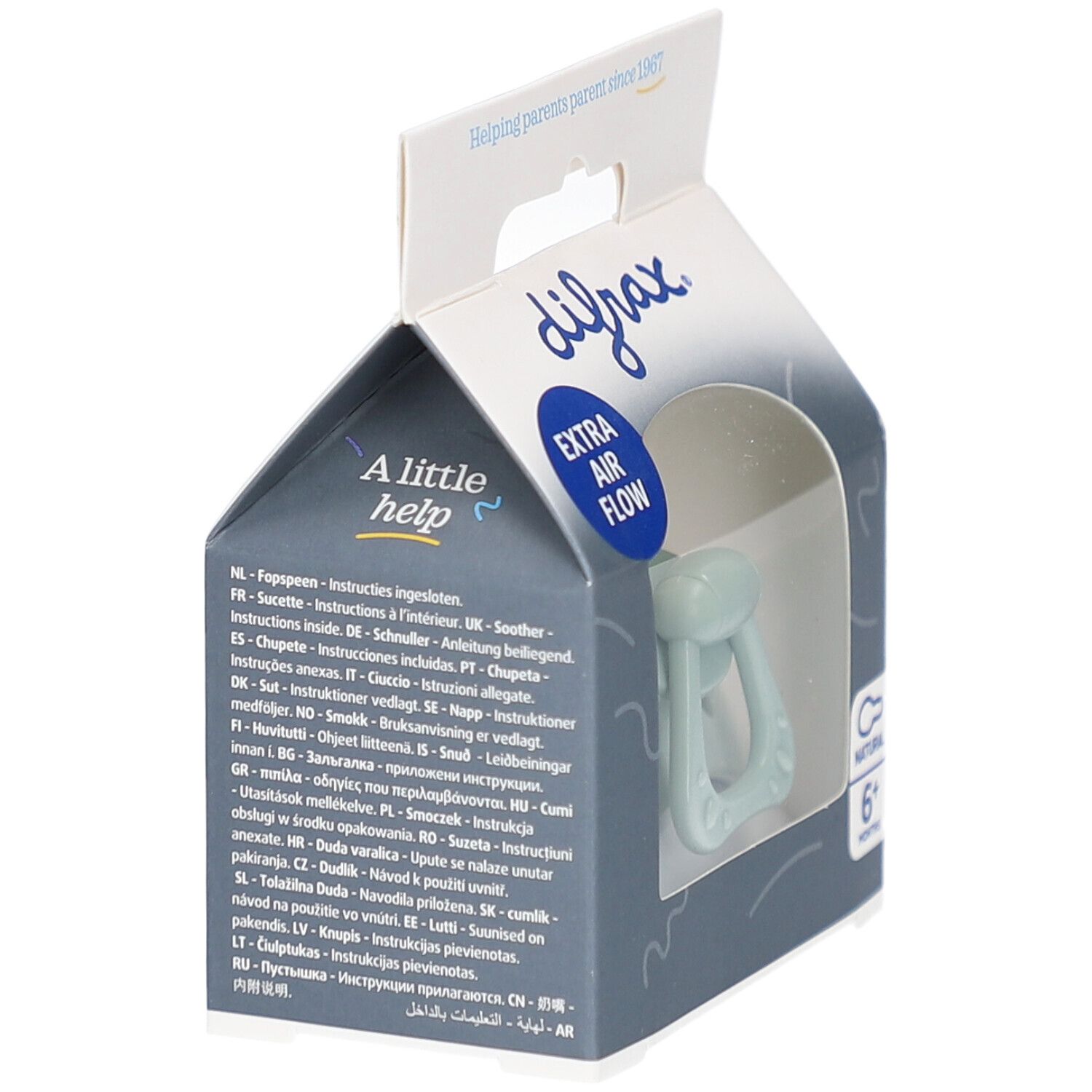 difrax® Schnuller - Natural - Animal Edition +6 Monate