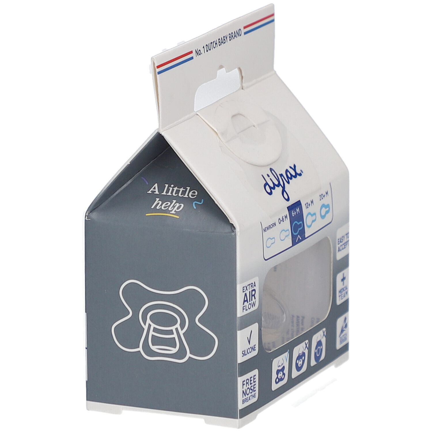 difrax® Schnuller - Natural - Animal Edition +6 Monate