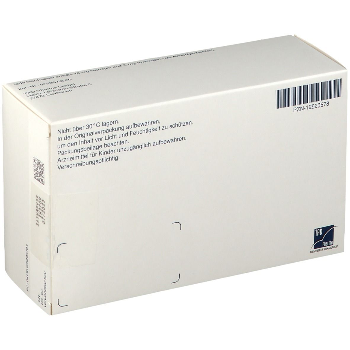 Ramidipin 10 mg/5 mg Hartkapseln 50 St