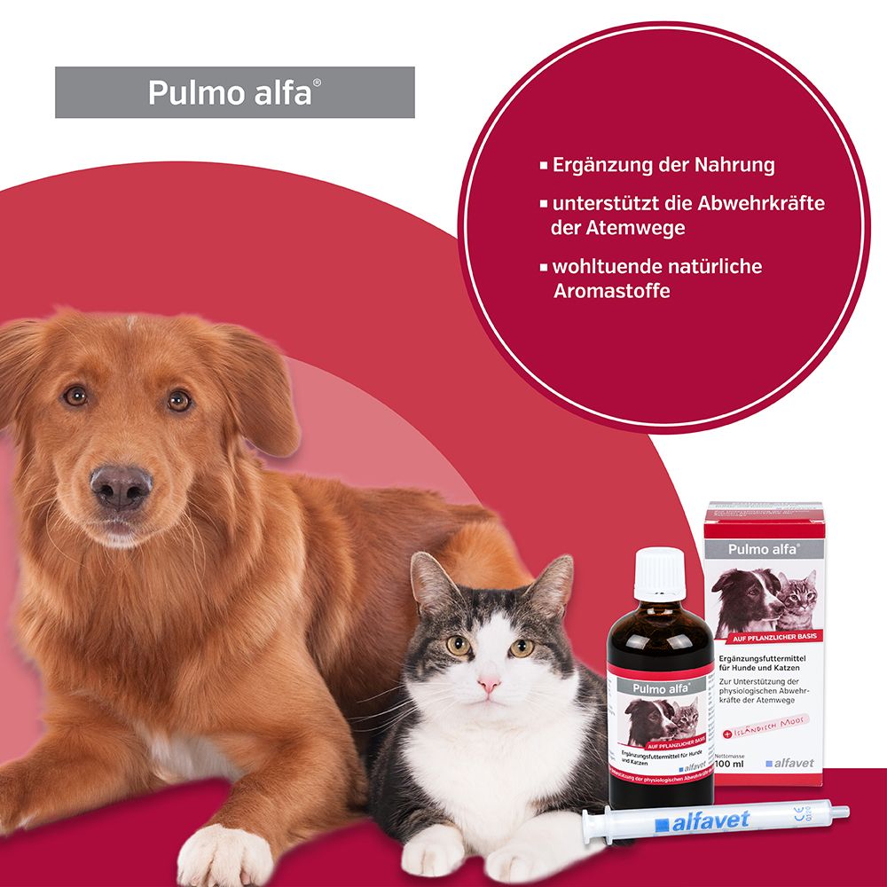 Pulmo alfa® für Hunde und Katzen