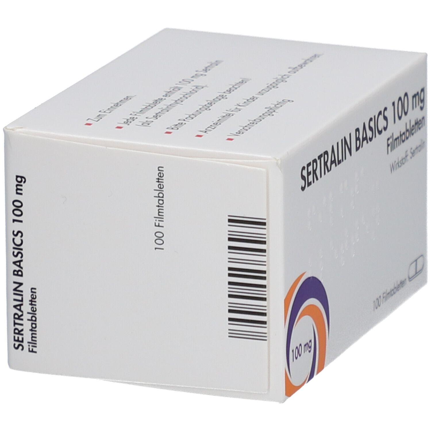 SERTRALIN BASICS 100 mg Filmtabletten