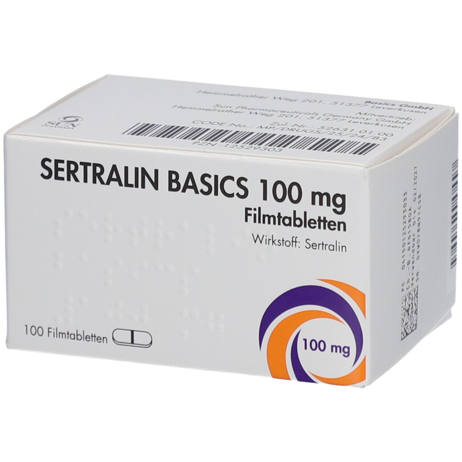 SERTRALIN BASICS 100 mg Filmtabletten