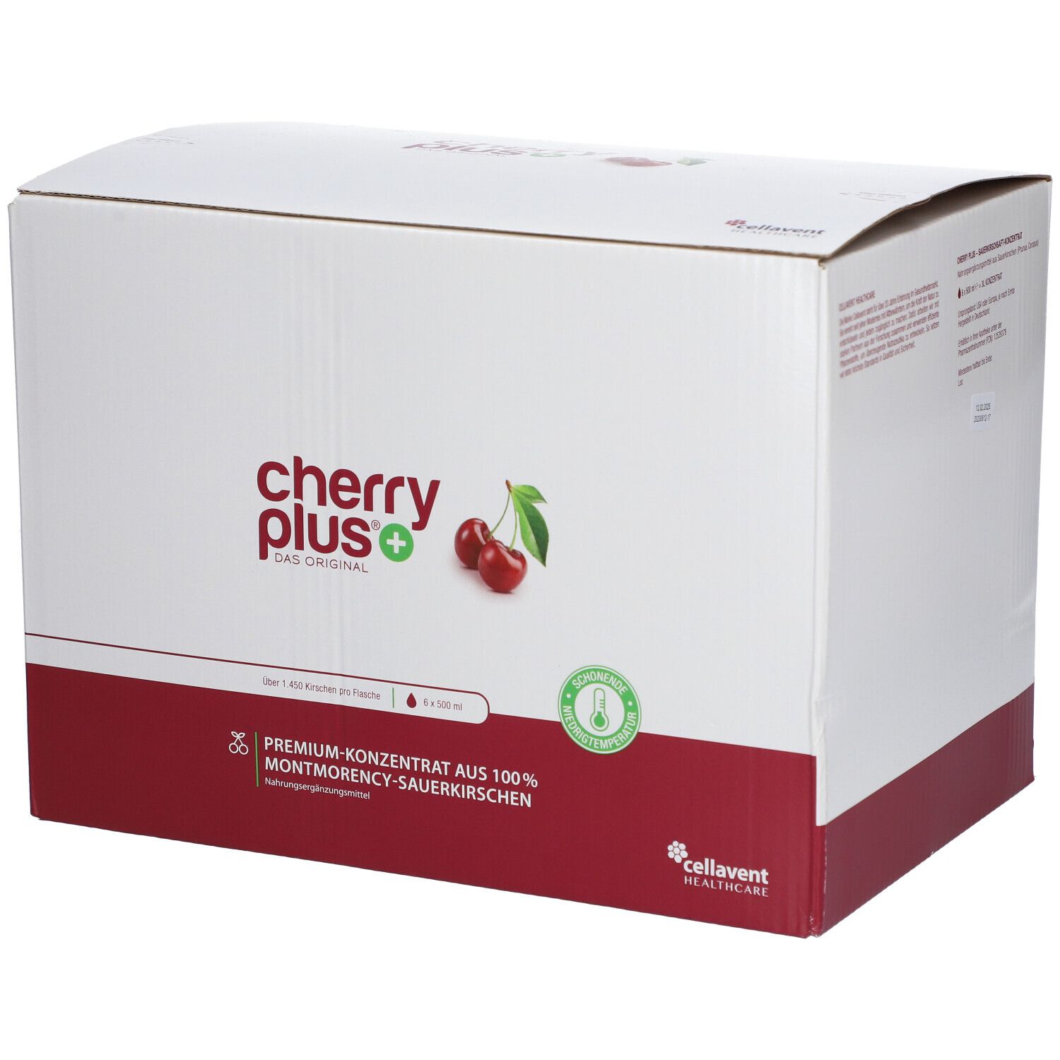 CHERRY PLUS® - Montmorency-Sauerkirsch-Konzentrat 6x500 ml - SHOP