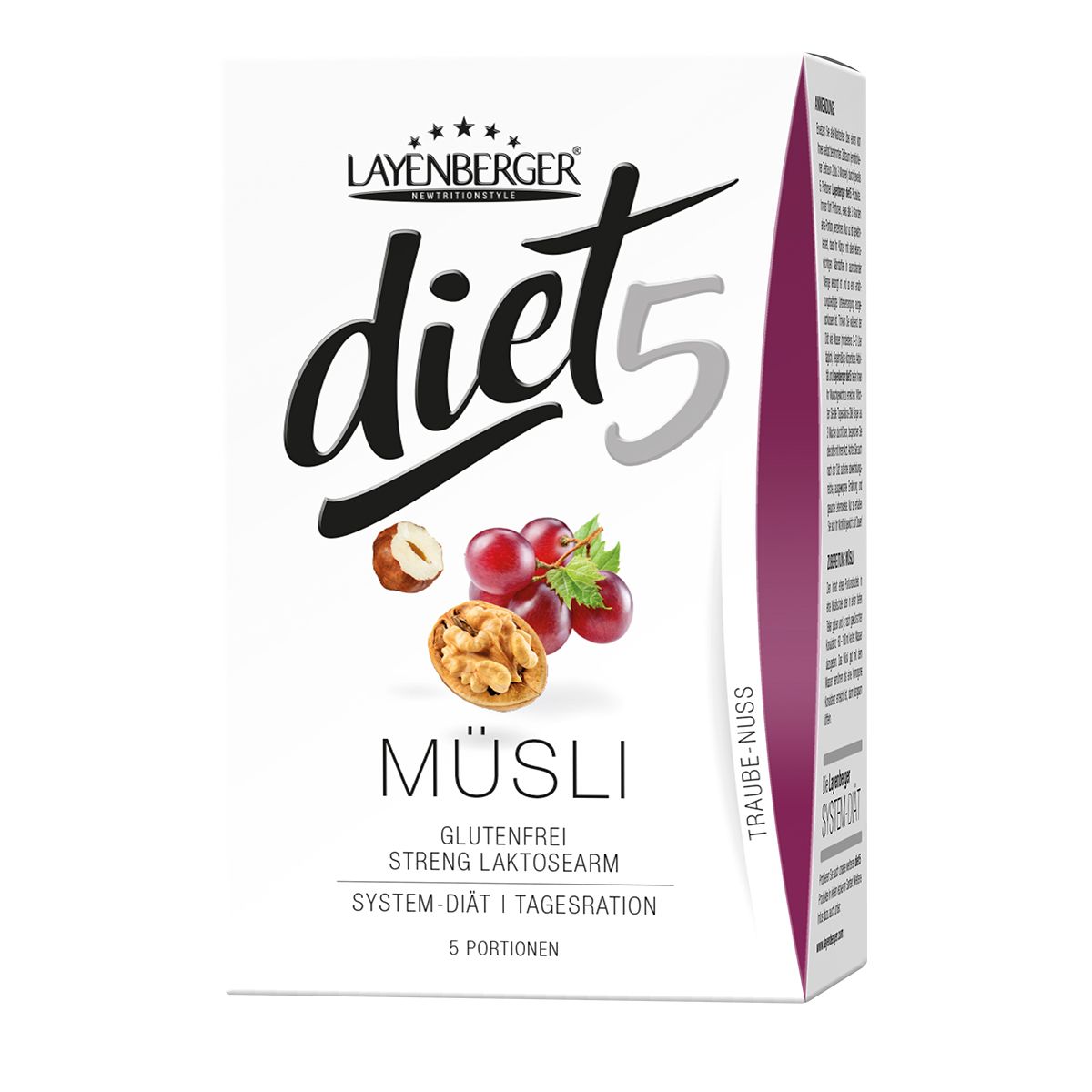 LAYENBERGER® diet5 Müsli Traube-Nuss