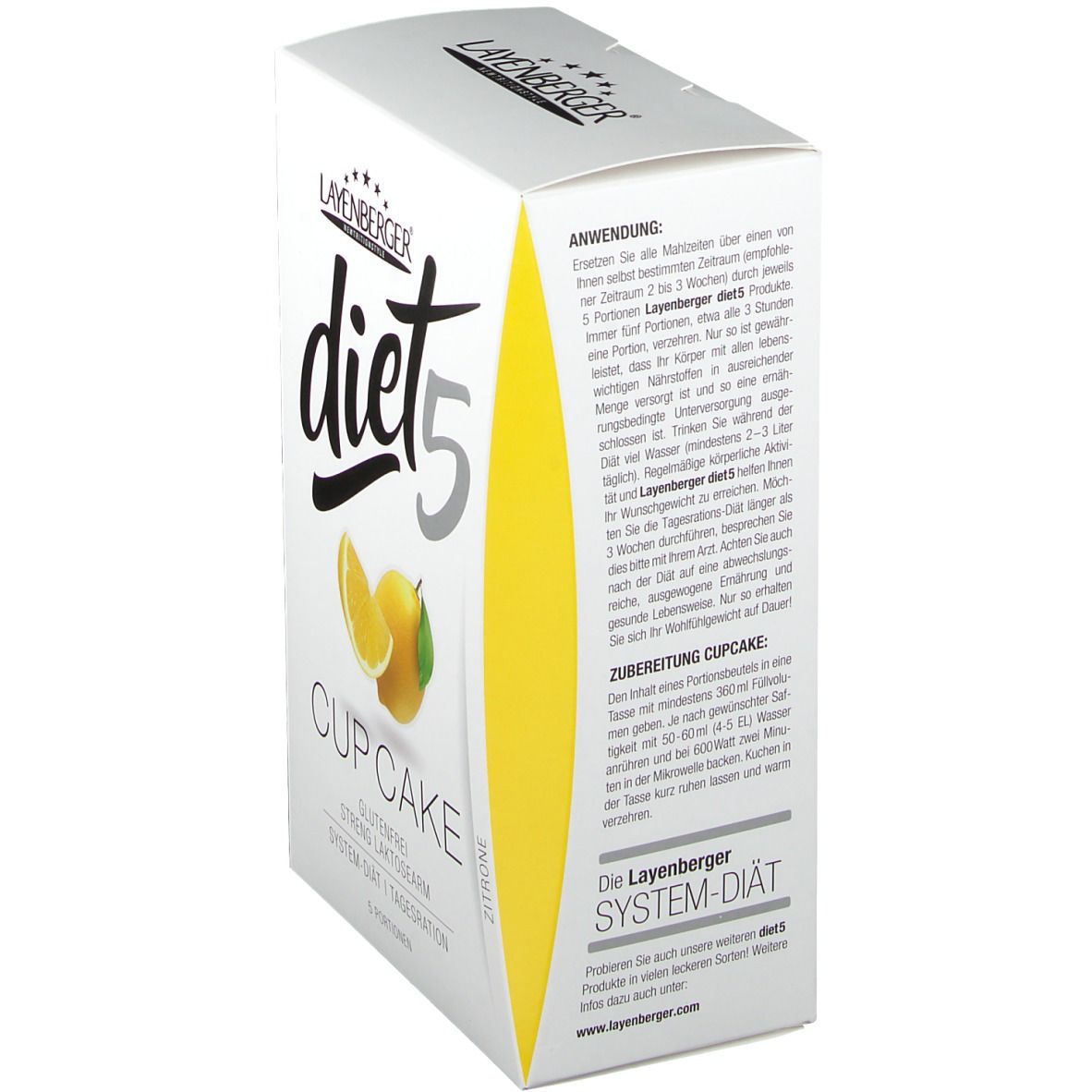 LAYENBERGER® diet5 Cup Cake Zitrone