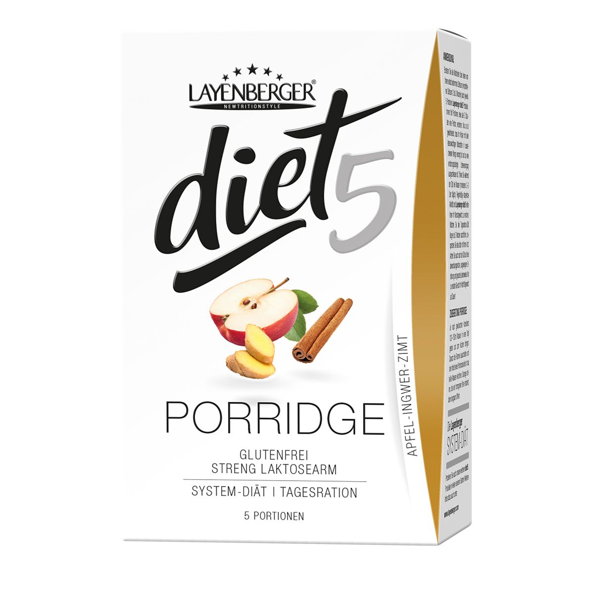 LAYENBERGER® diet5 Porridge Apfel-Ingwer-Zimt