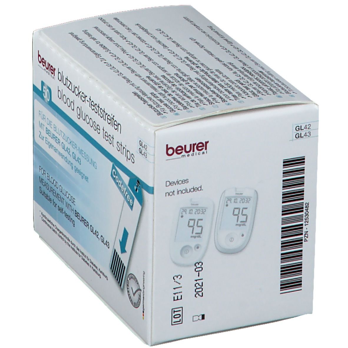 beurer Blutzucker-Teststreifen GL42/43
