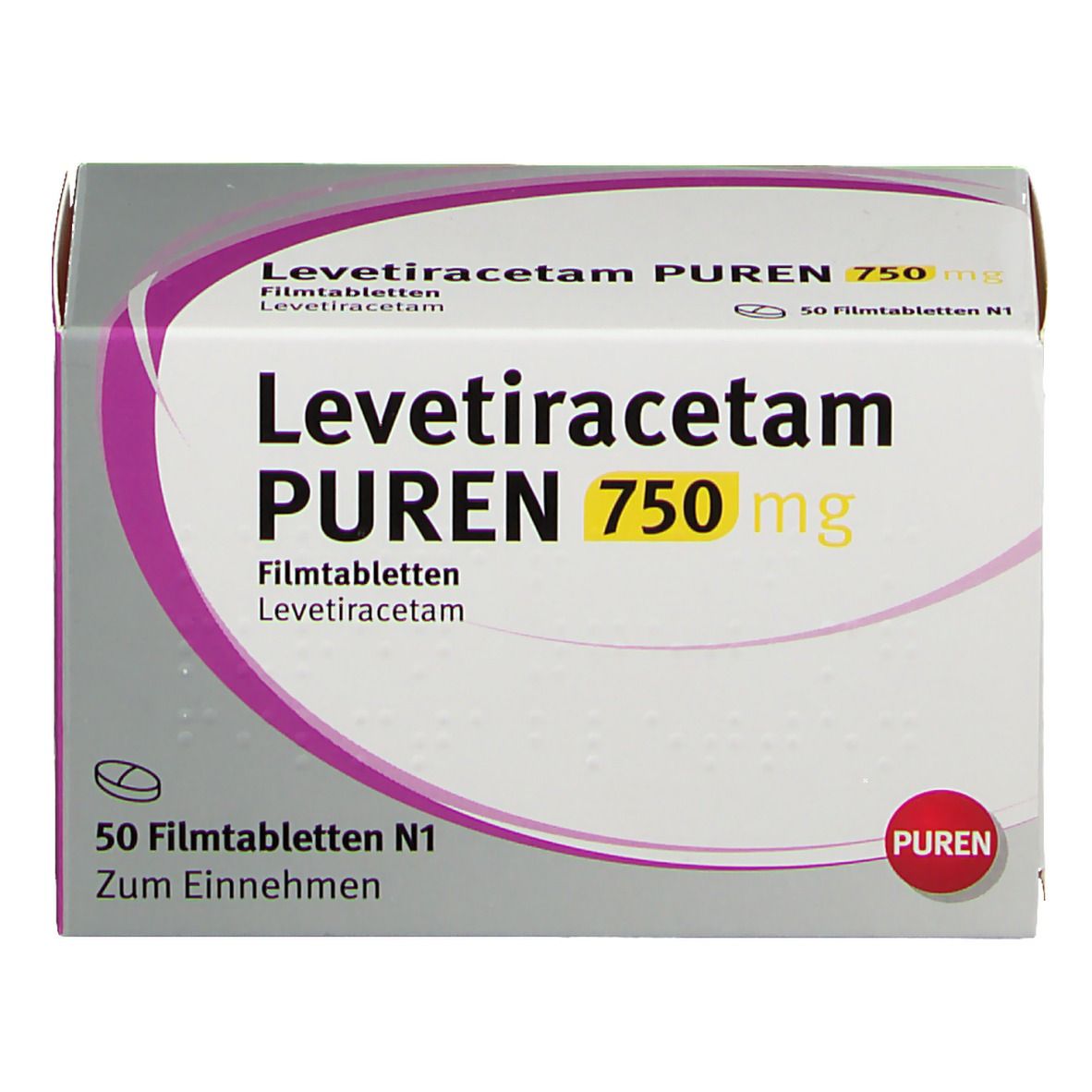 Levetiracetam PUREN 750 mg