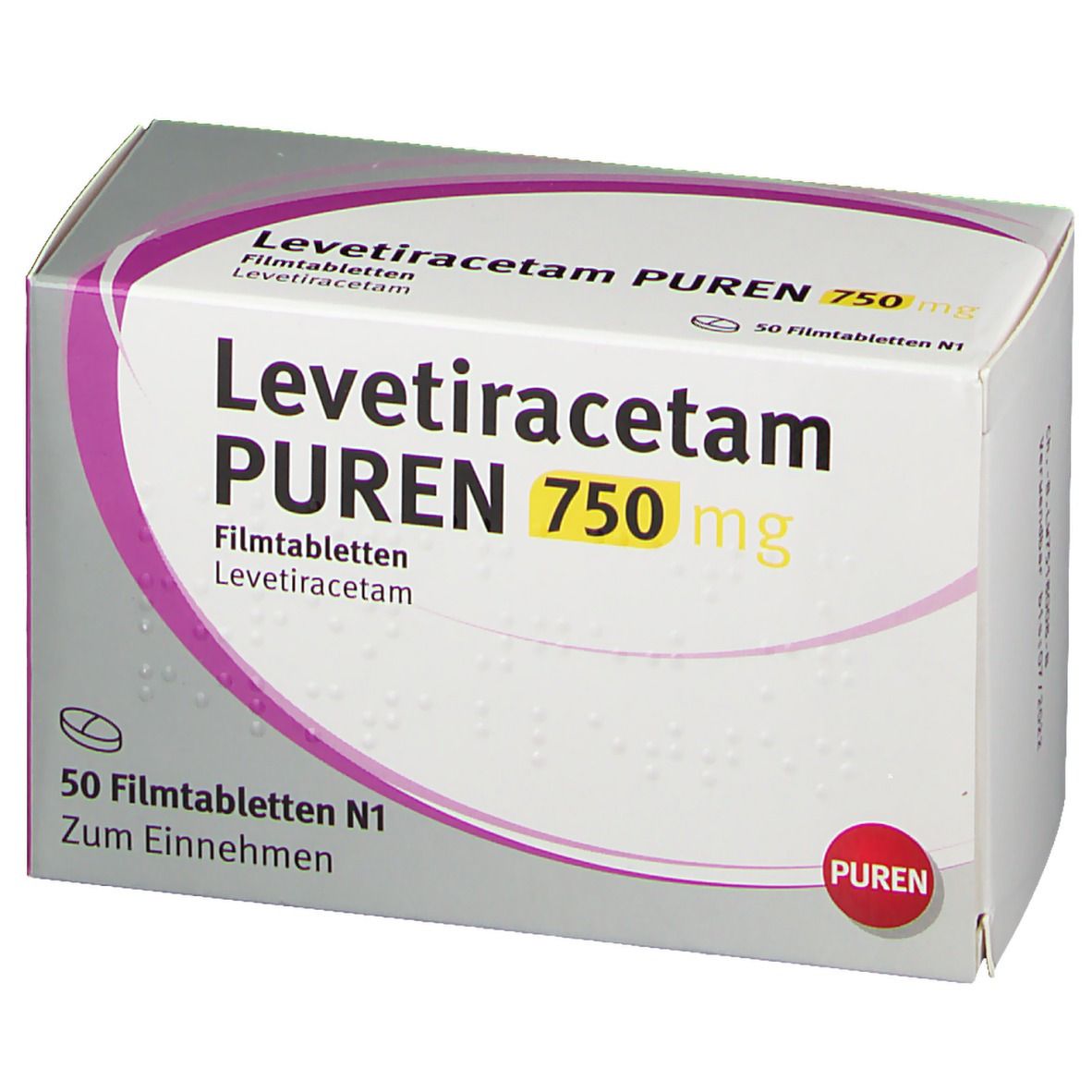 Levetiracetam PUREN 750 mg