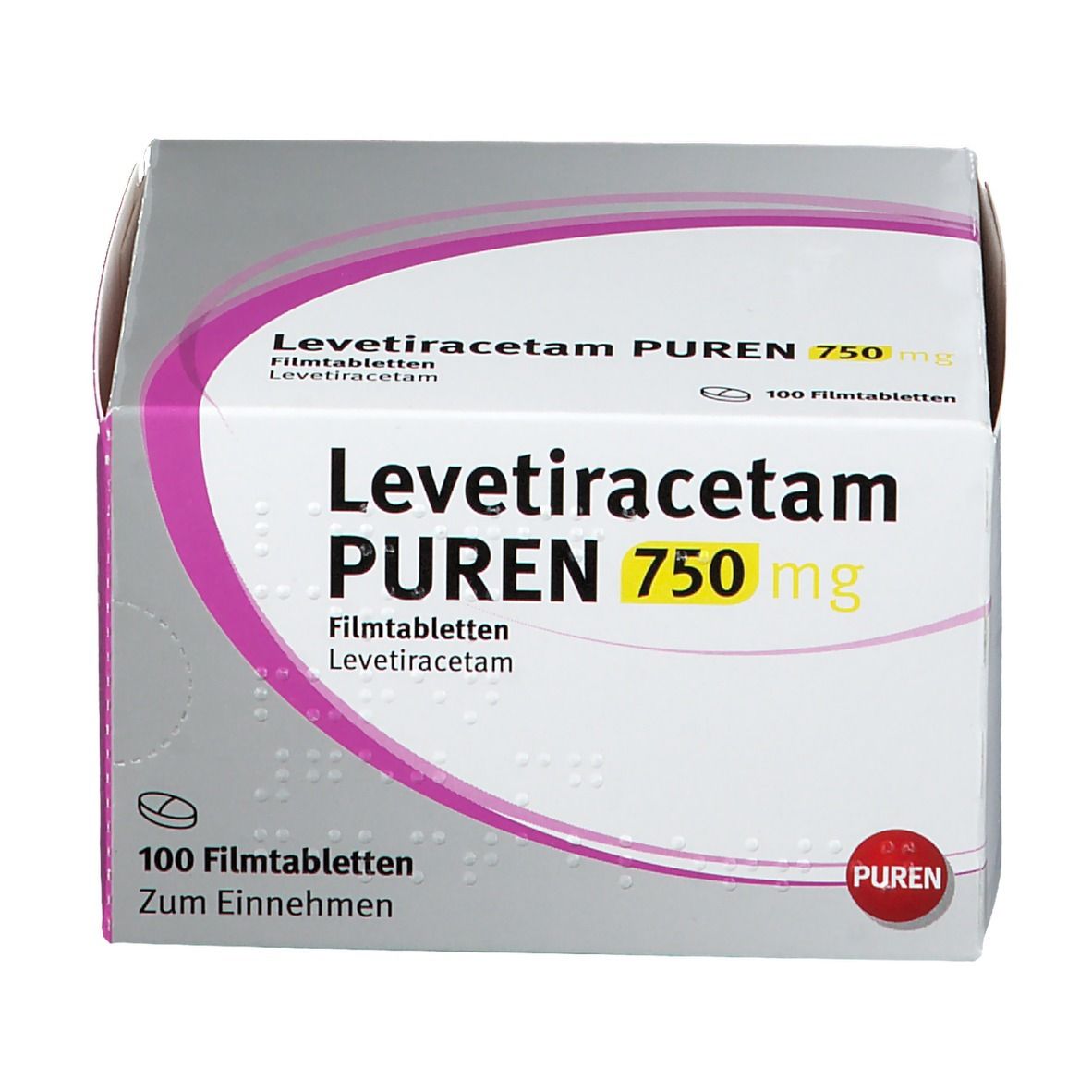 Levetiracetam PUREN 750 mg