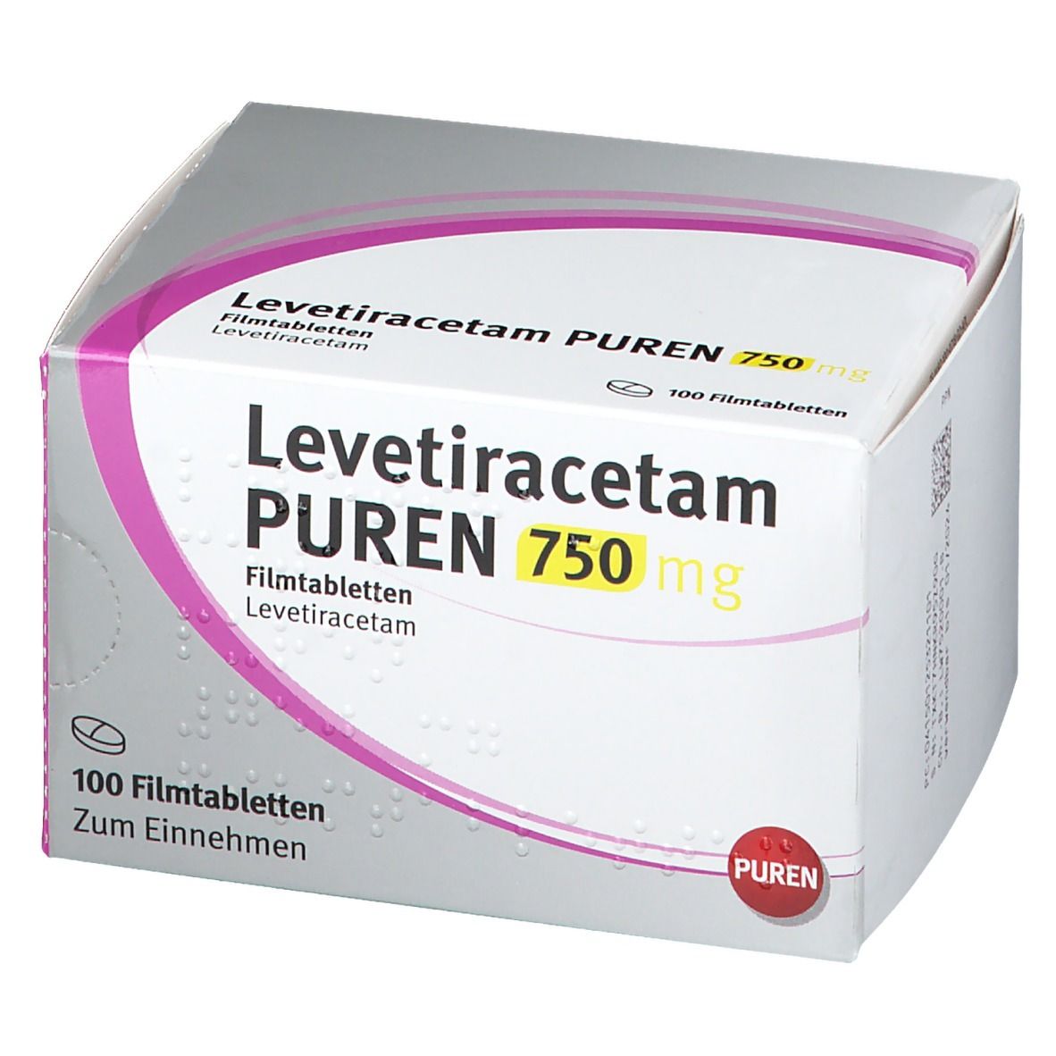 Levetiracetam PUREN 750 mg
