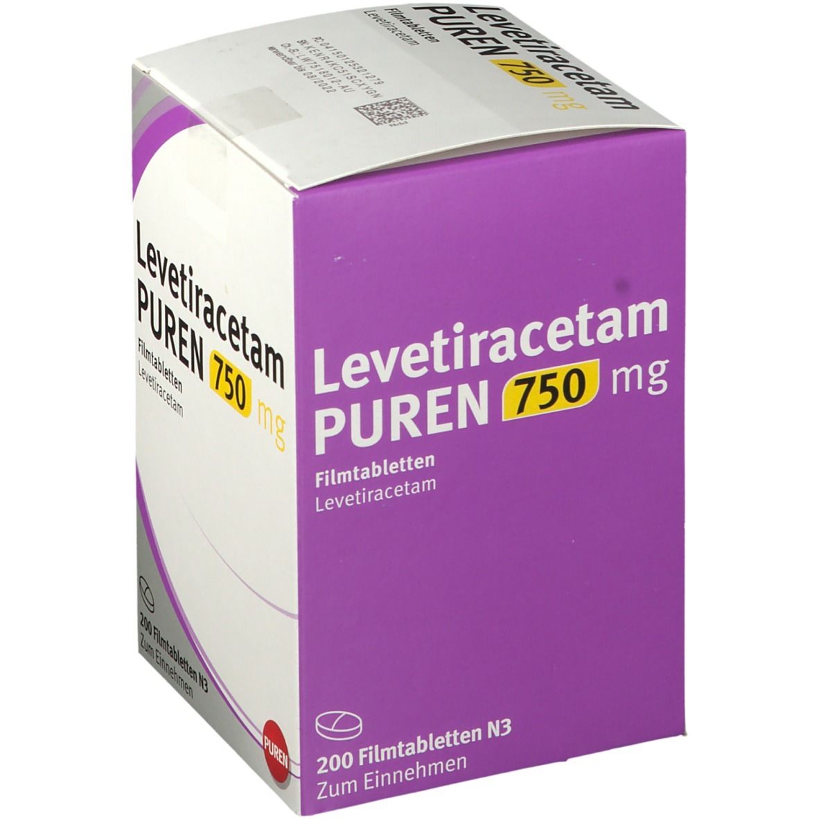 Levetiracetam PUREN 750 mg