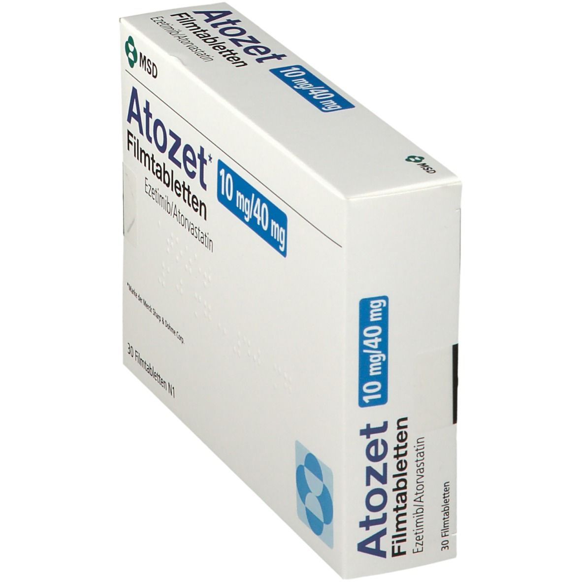 Atozet 10 mg/40 mg Filmtabletten 30 St